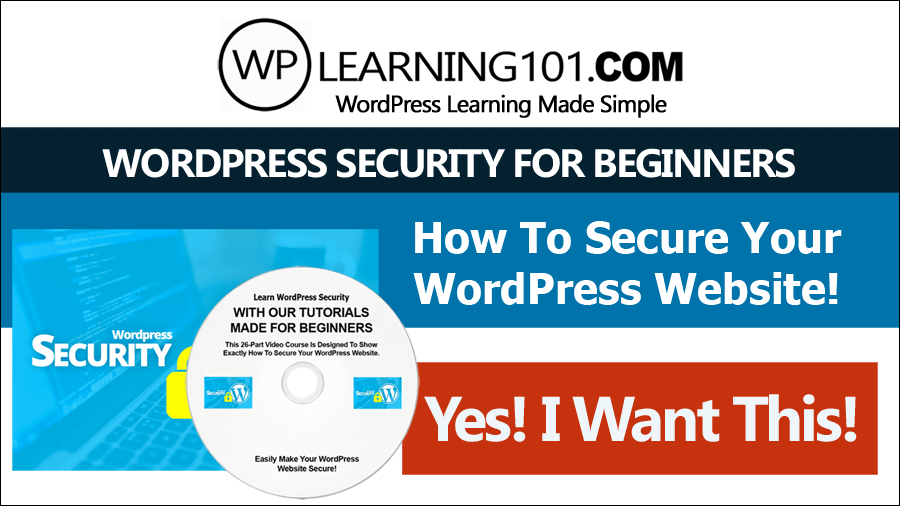 wordpress security for beginners
